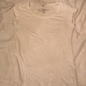 White shirt sleeve top